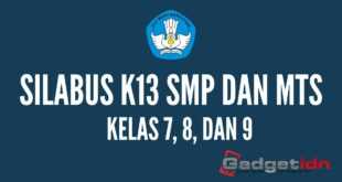 Link Download Silabus K13 SMP dan MTS Semua Mata Pelajaran