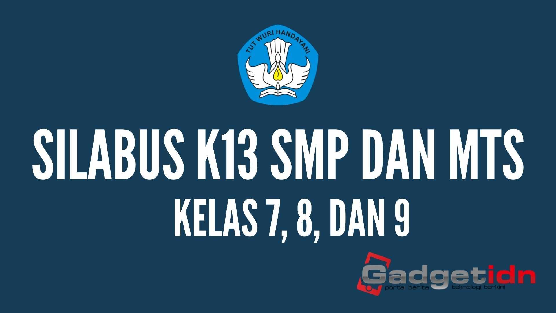 Link Download Silabus K13 SMP dan MTS Semua Mata Pelajaran