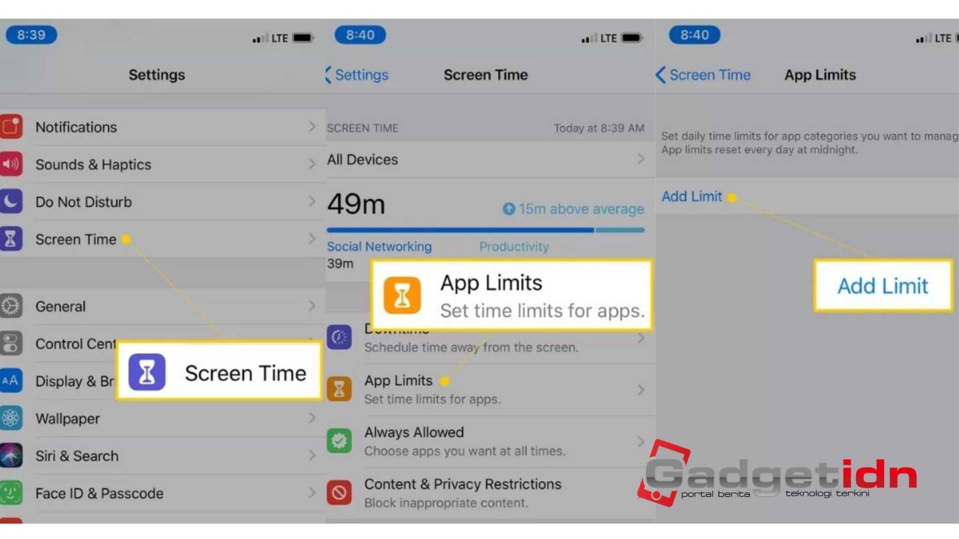 cara mengunci aplikasi iphone ios 11