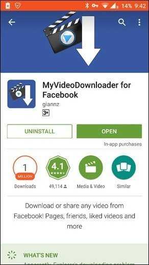 MyVideo Downloader For Facebook