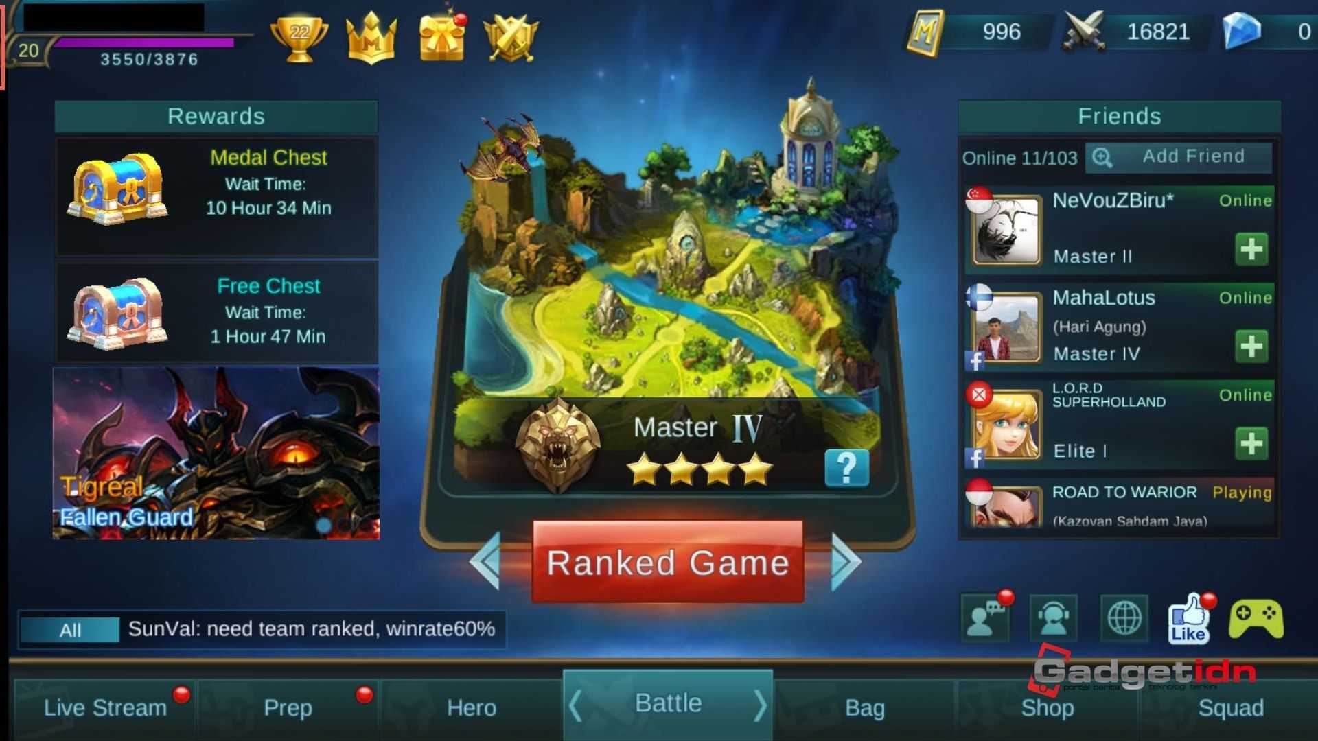 Cara Membuat Akun Baru Mobile Legend