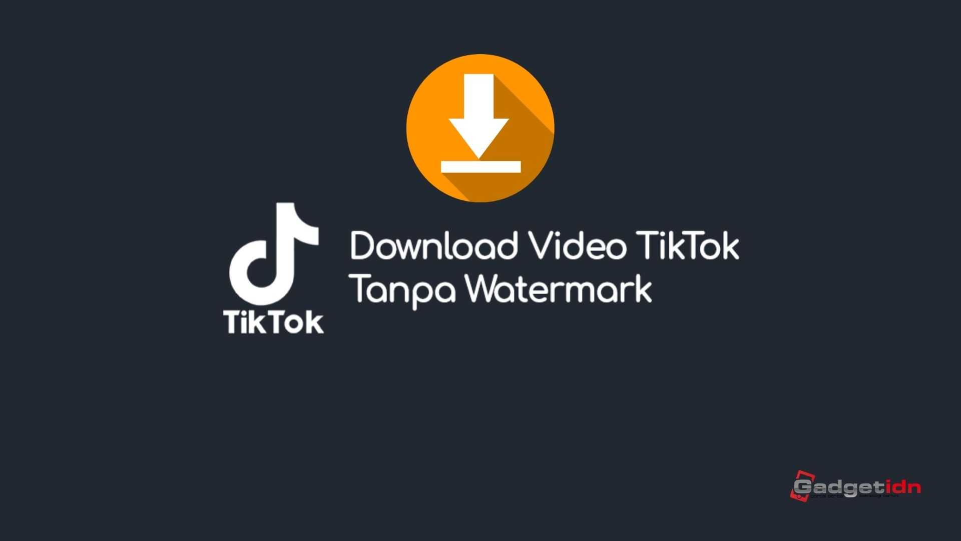 cara download tiktok tanpa watermark