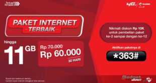paket internet telkomsel murah 1 bulan