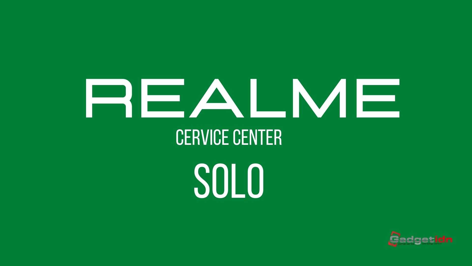 service center realme solo