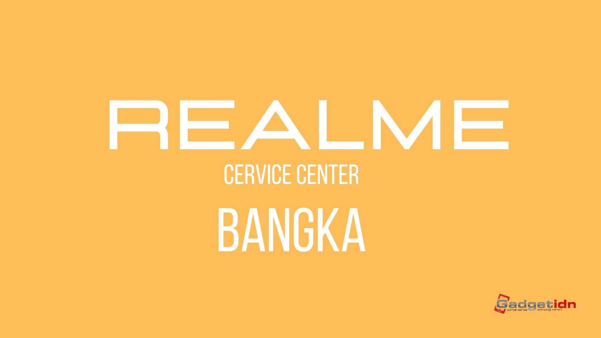 service center realme bangka