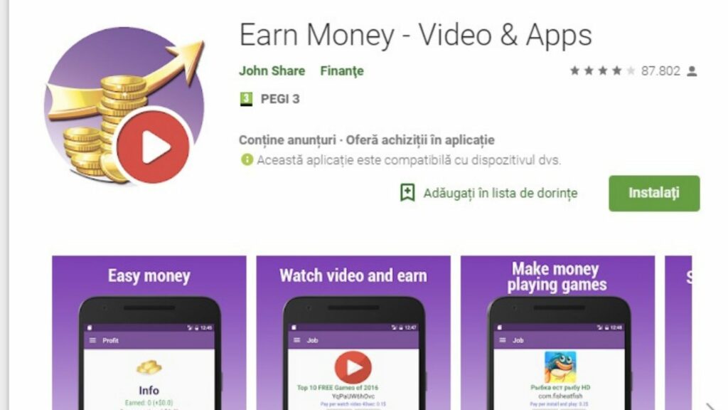 Earn Money Video dan Apps
