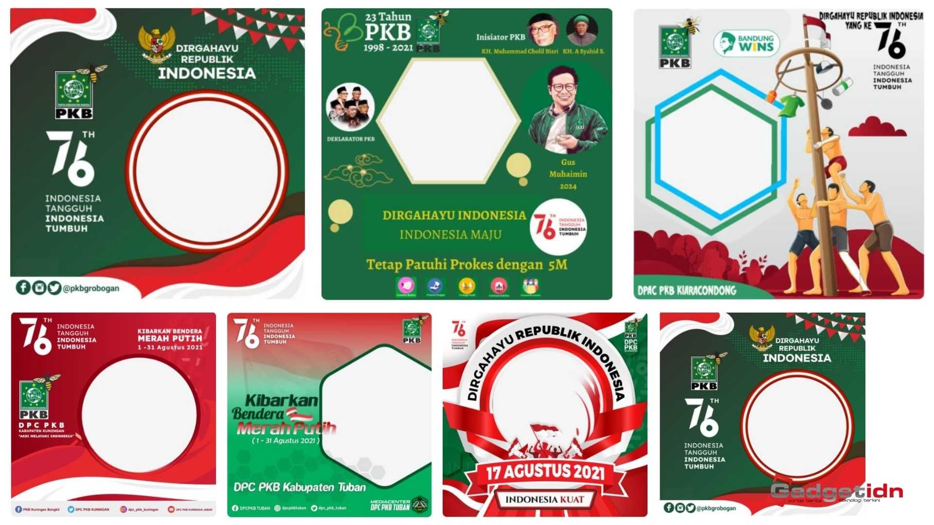 twibbon keren hut ri 76 part tema pkb