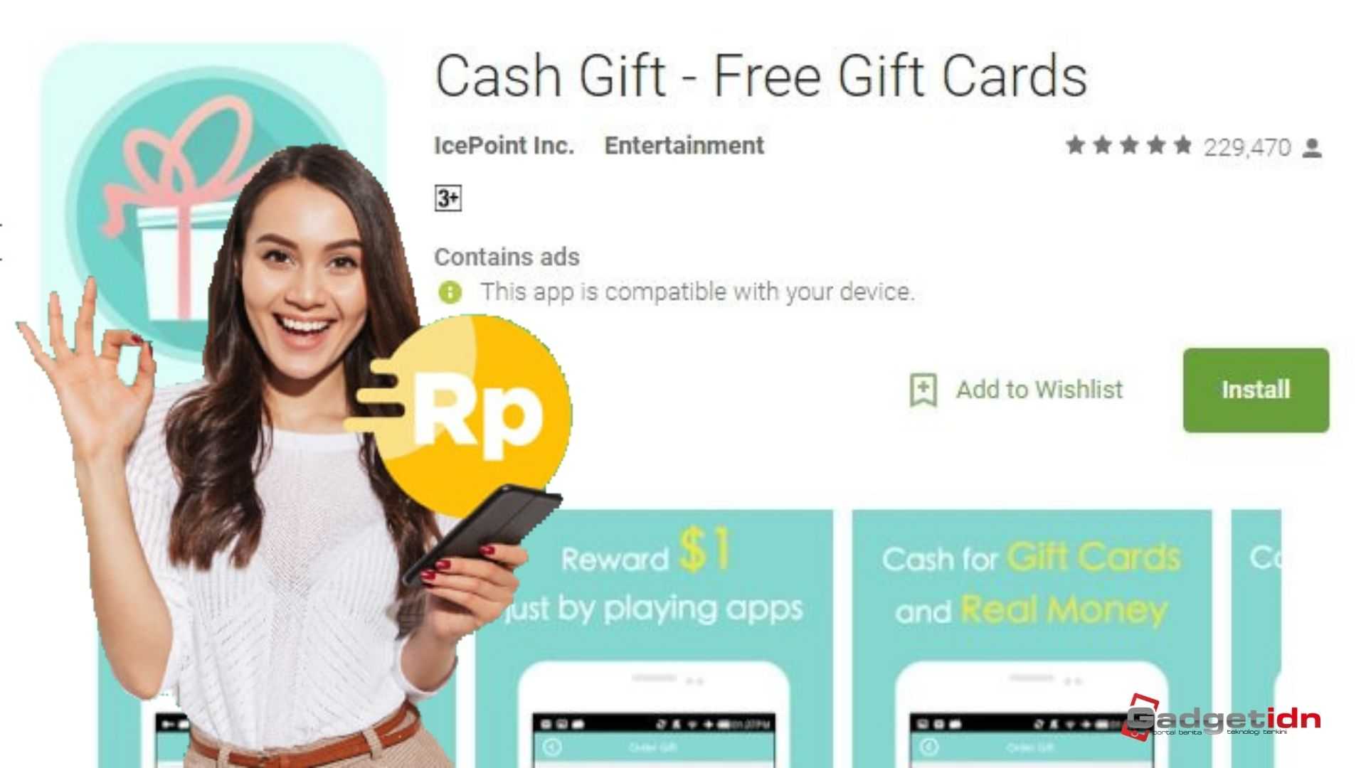 Cara Cepat Menghasilkan Uang di Cash Gift APK